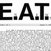 E.A.T. (Experiments in Art and Technology)